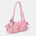 SAMO ONDOH - pocket utility bag M goat pink