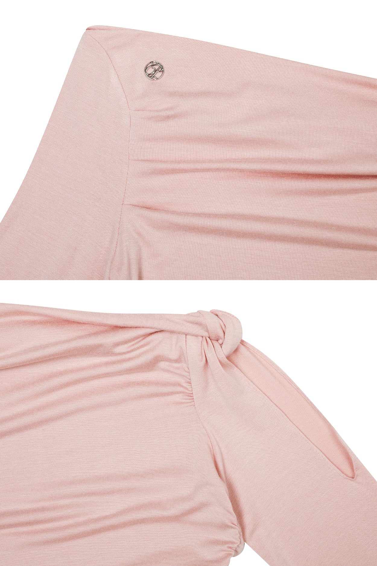 PAIN OR PLEASURE -  LYNN SHIRRING TOP pink