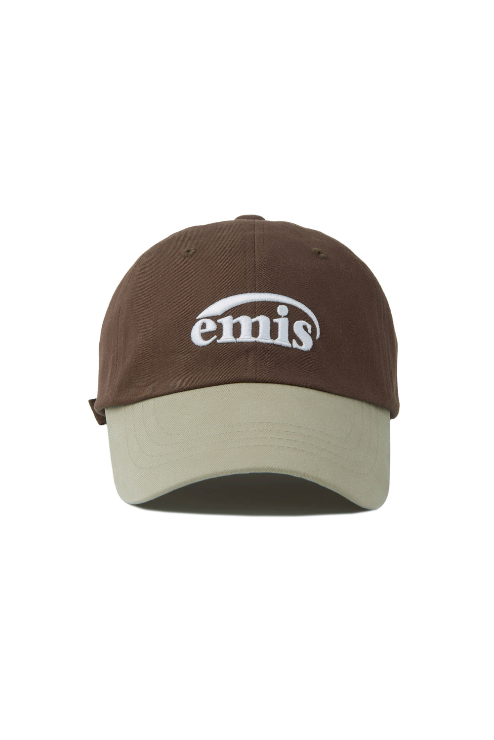 EMIS - NEW LOGO MIX BALL CAP BEIGE BROWN