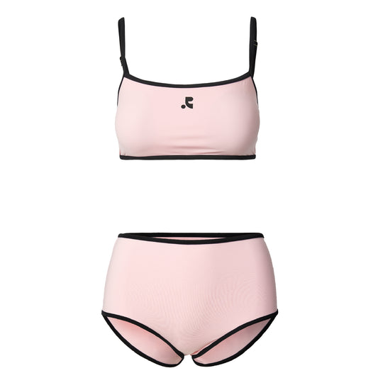 REST & RECREATION -  RR LOGO BIKINI - PINK