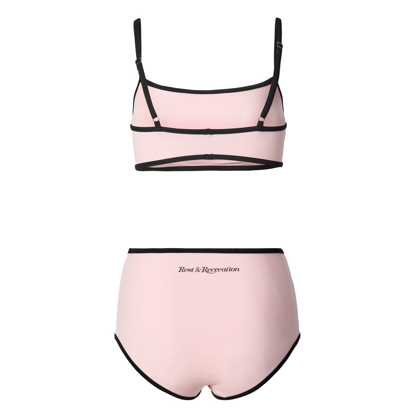 REST & RECREATION -  RR LOGO BIKINI - PINK