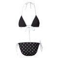 REST & RECREATION -  RR LOGO PATTERN BIKINI - BLACK