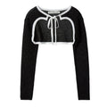 REST & RECREATION -  RR KNIT BOLERO - BLACK