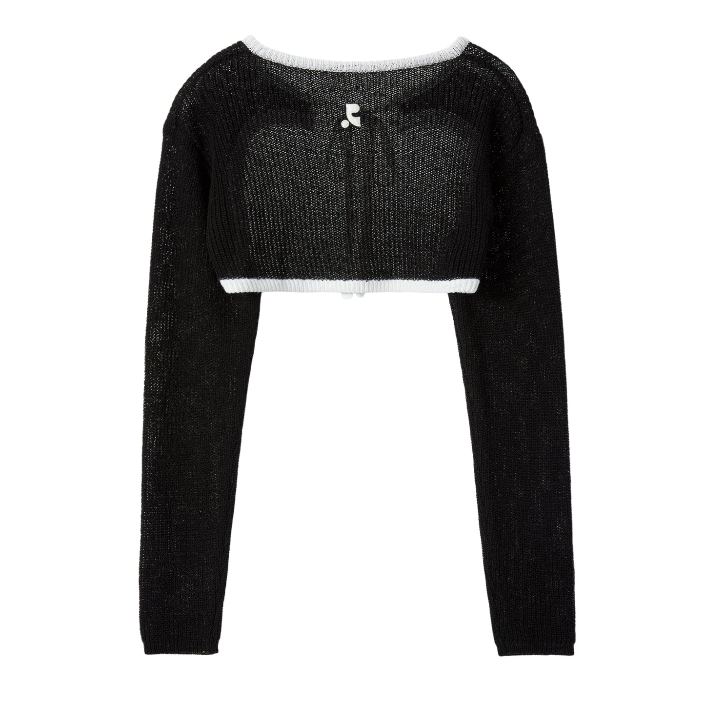 REST & RECREATION -  RR KNIT BOLERO - BLACK