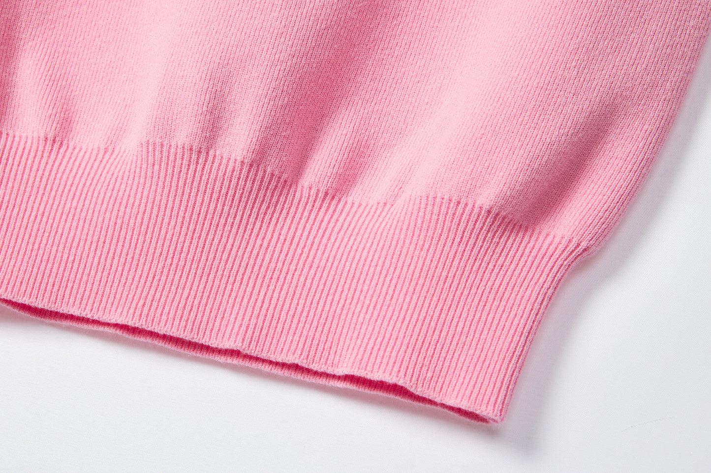 REST & RECREATION -  RR LOGO SLEEVELESS KNIT TOP - PINK