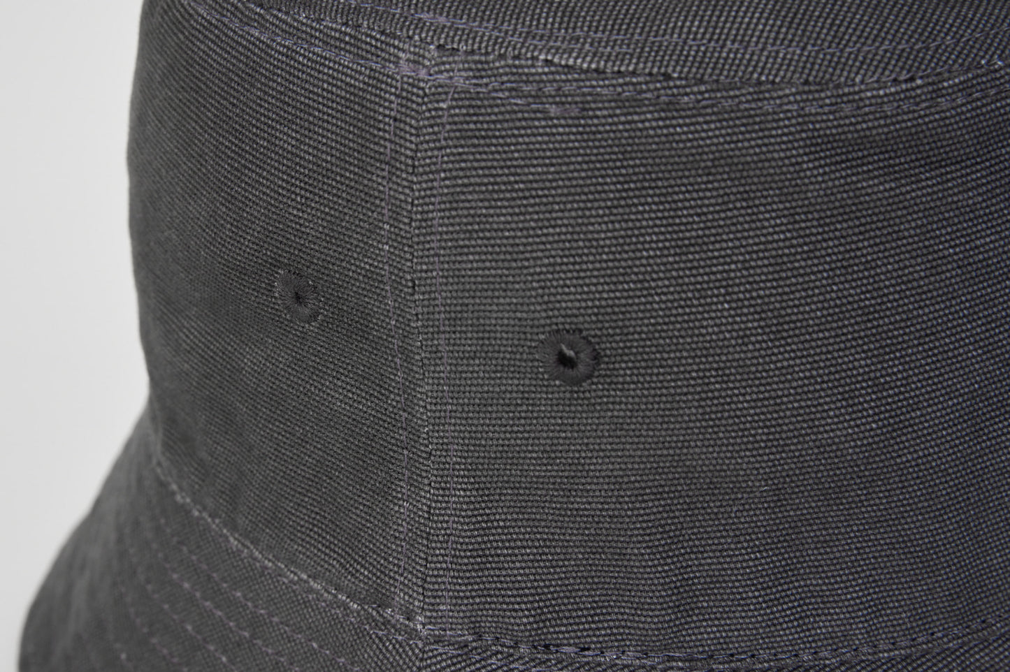 REST & RECREATION -  RR LOGO WASHED BUCKET HAT - CHARCOAL