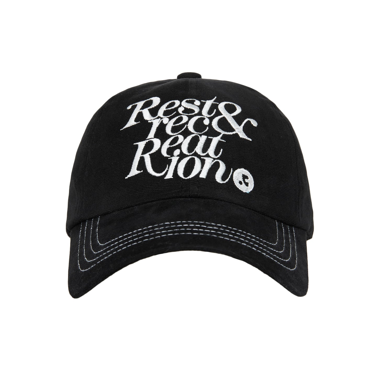 REST & RECREATION -  RR STITCH BALL CAP - BLACK