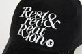 REST & RECREATION -  RR STITCH BALL CAP - BLACK