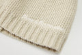 REST & RECREATION -  RR LOGO JACQUARD BEANIE - BEIGE