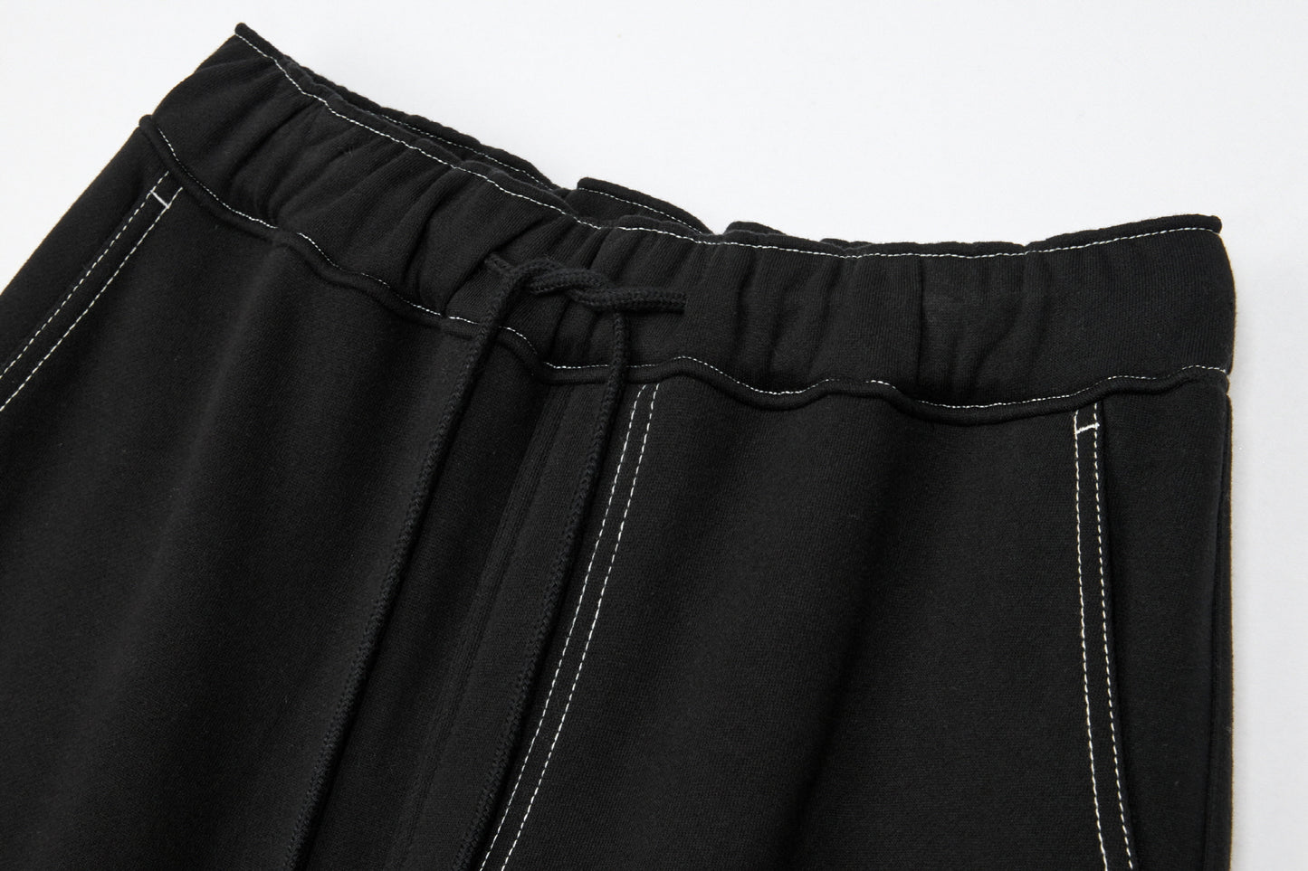 REST & RECREATION -  RR STITCH JOGGER PANTS - BLACK