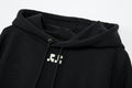 REST & RECREATION -  RR ARROW POINT HOODIE - BLACK