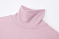 REST & RECREATION -  RR HIGH NECK LONG SLEEVE TOP - PINK