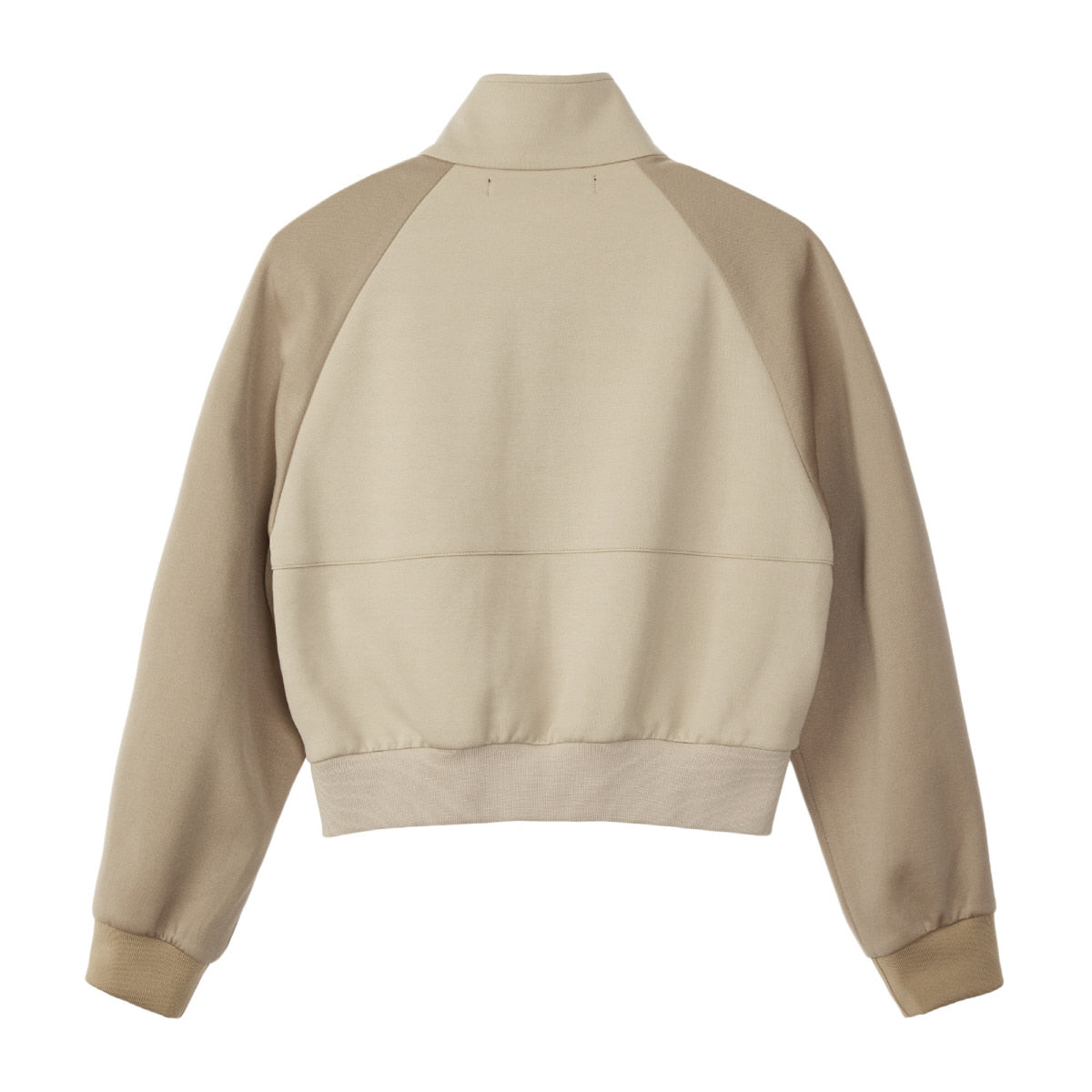 REST & RECREATION -  RR RAGLAN JERSEY JACKET - BEIGE