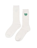 MARDI MERCREDI -  SOCKS MRD LOGO_WHITE GREEN