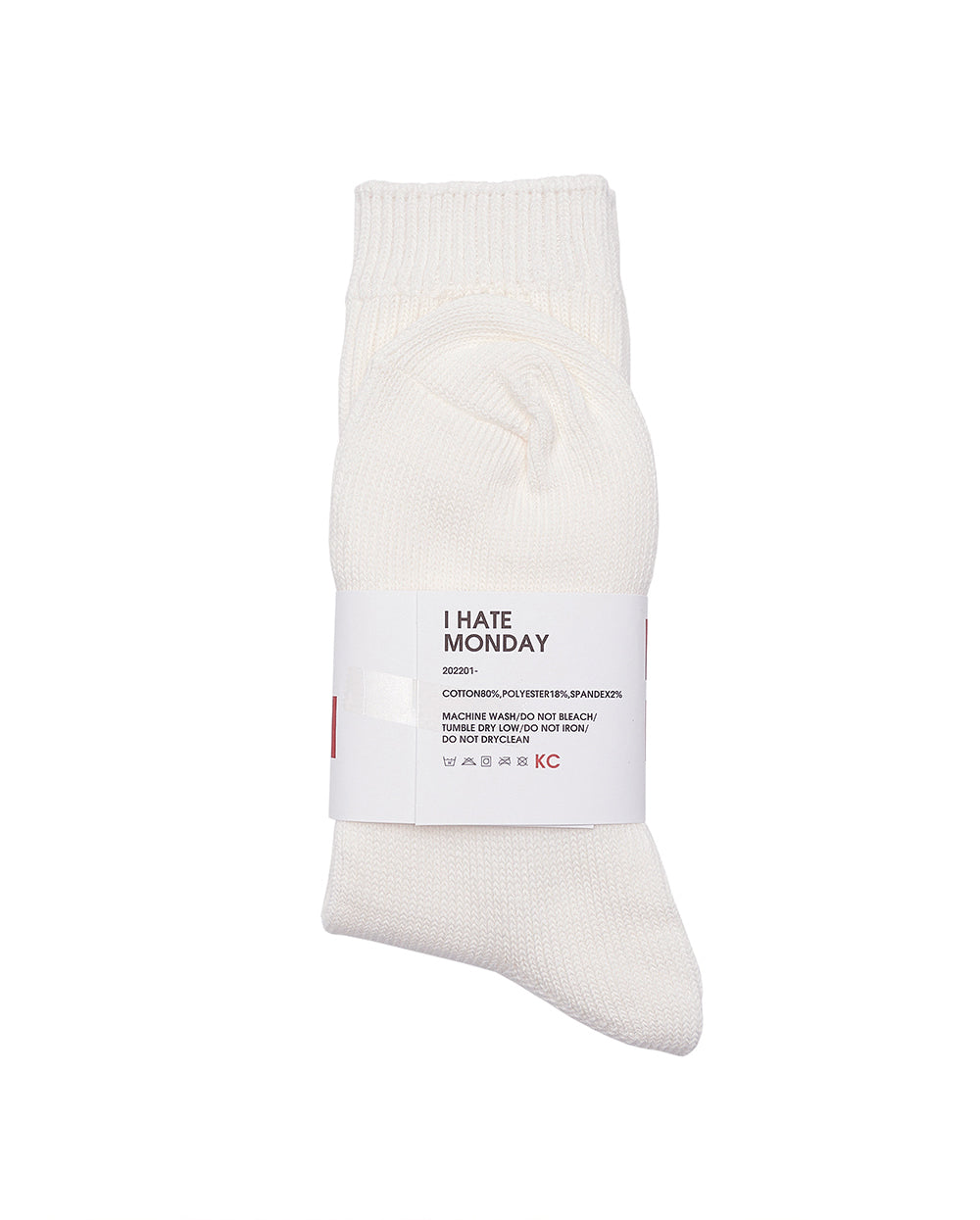 MARDI MERCREDI -  SOCKS MRD LOGO_WHITE GREEN