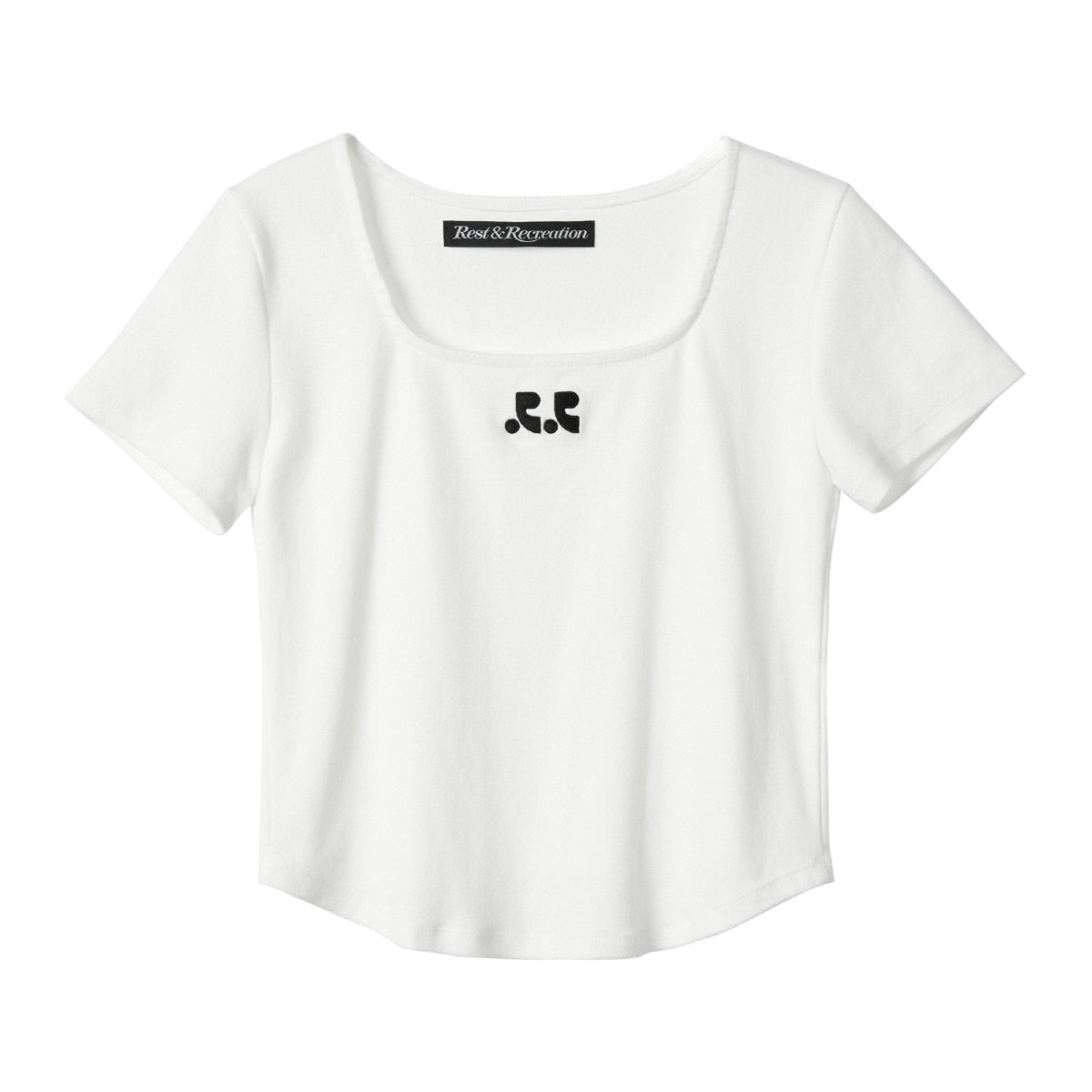 REST & RECREATION -  RR SQUARE NECK TOP（ 5 colour）