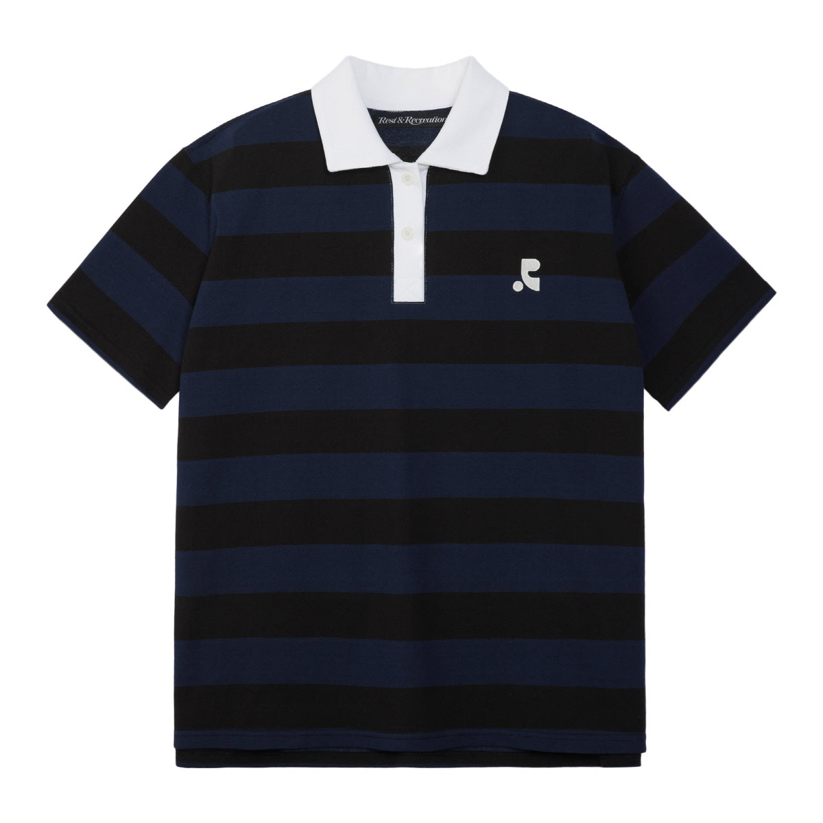 REST & RECREATION -  STRIPE RUGBY T-SHIRT（ 3 colour）