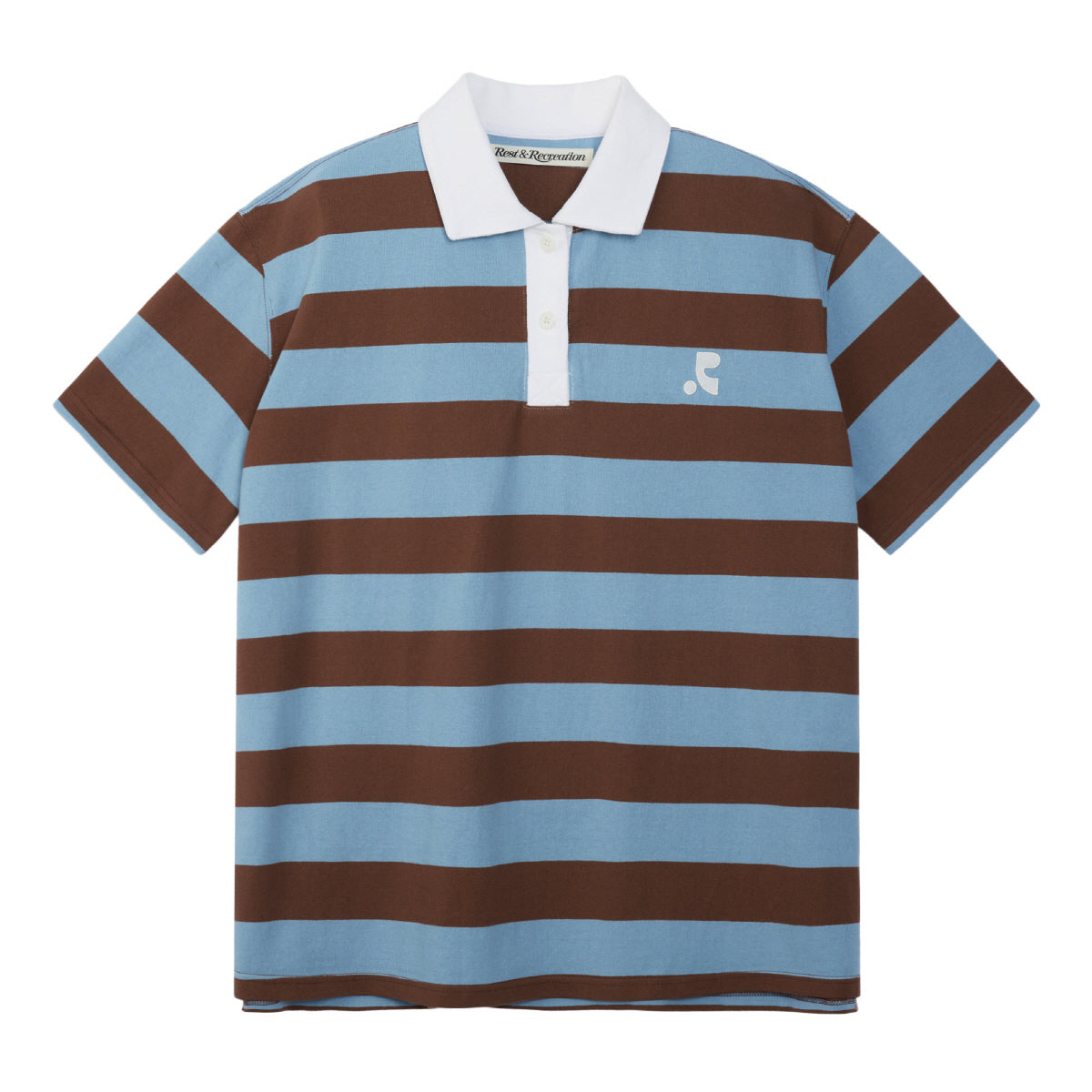 REST & RECREATION Stripe Rugby T-Shirt: Classic & Stylish