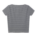 REST & RECREATION -  STRIPE LIP NECK T-SHIRT（ 3 colour）