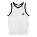 REST & RECREATION -  RACER TANK TOP - WHITE