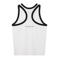 REST & RECREATION -  RACER TANK TOP - WHITE