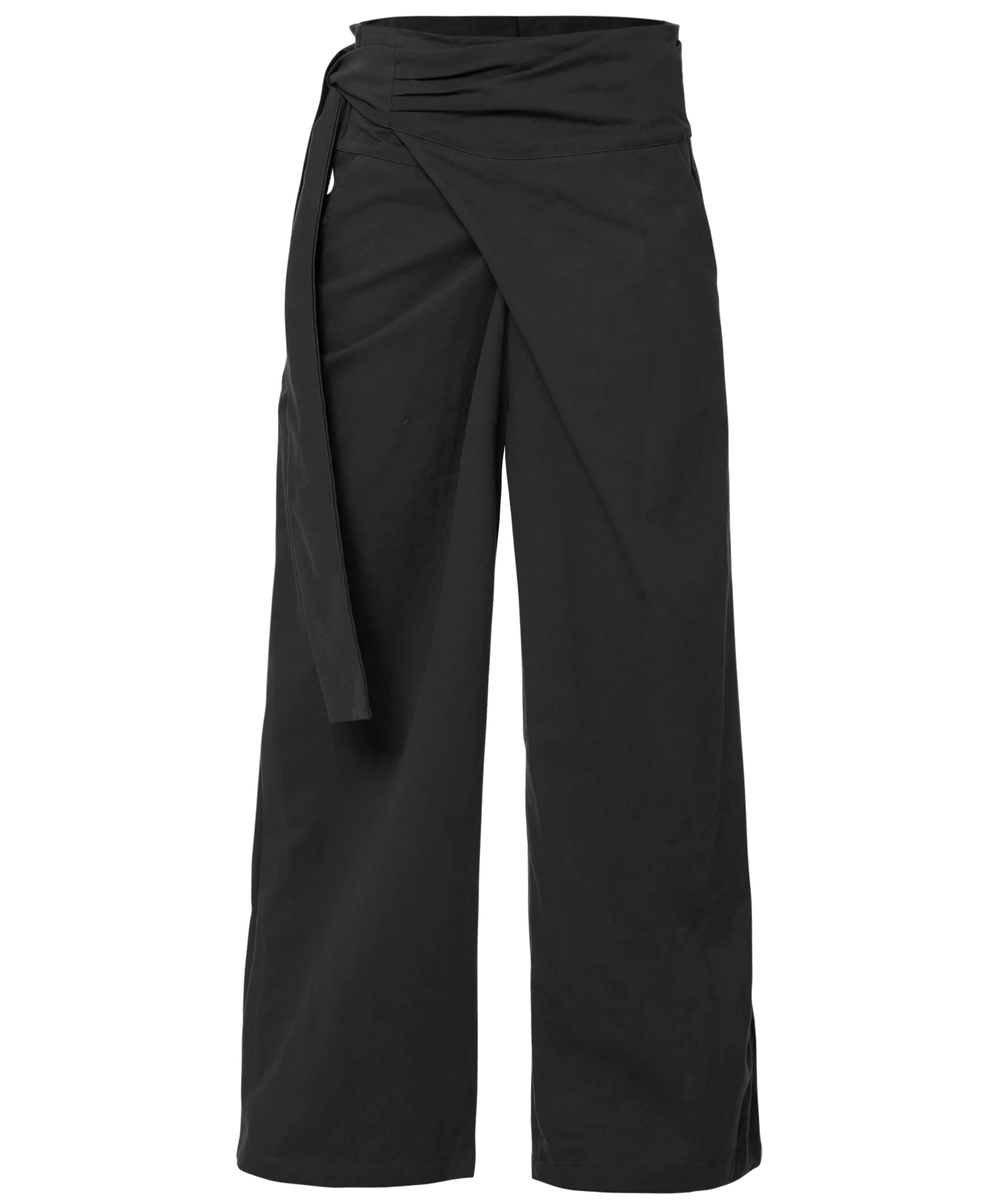 FLAREUP - Layered Wrap Trousers / Black – KORIAH