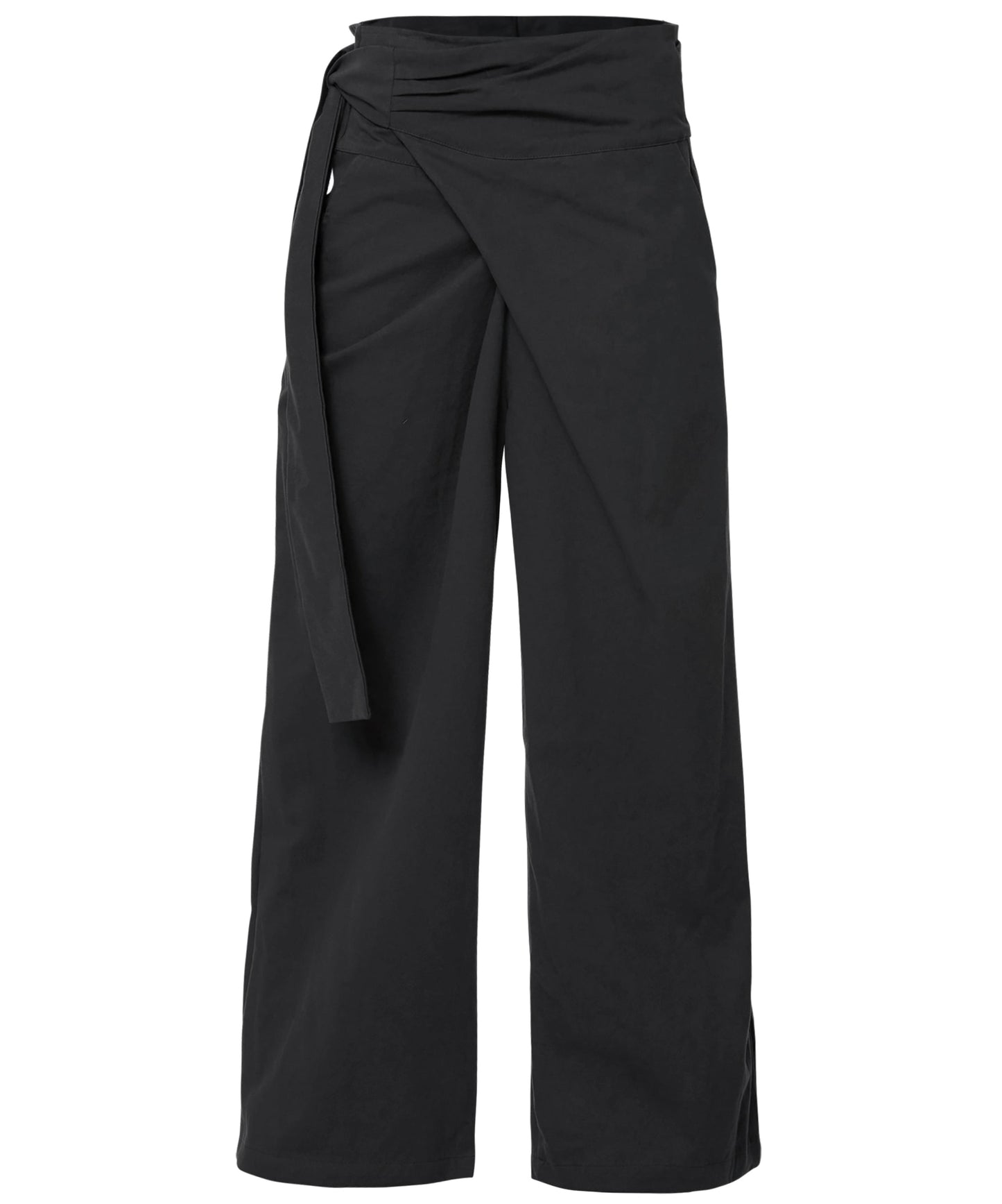 FLAREUP -  Layered Wrap Trousers / Black