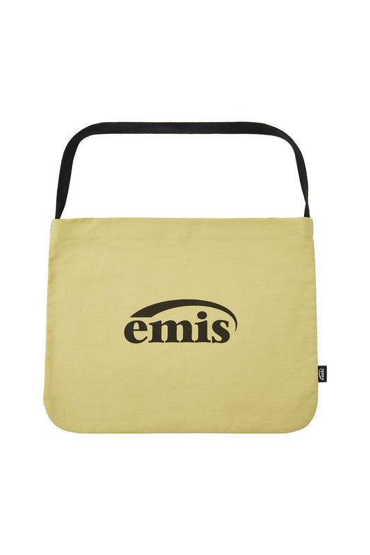 NEW LOGO COTTON ECO BAG-MUSTARD