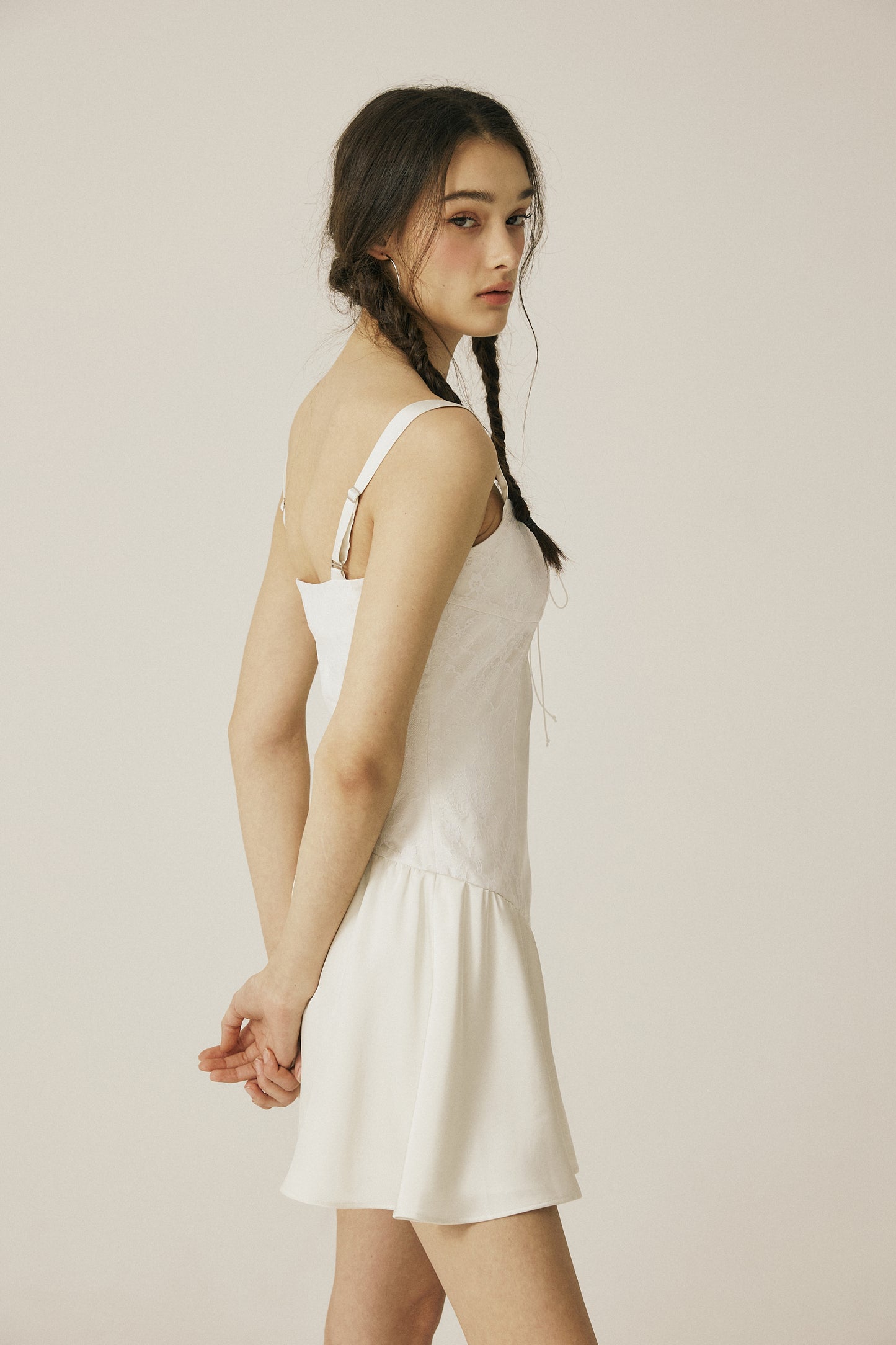 THREETIMES -  Ruby dress ivory