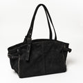 SAMO ONDOH - Zipper Shopper Bag M Suede Black