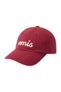 EMIS - APPLIQUE BALL CAP-RED Jisoo's pick (DISPATCH IN 48HRS)