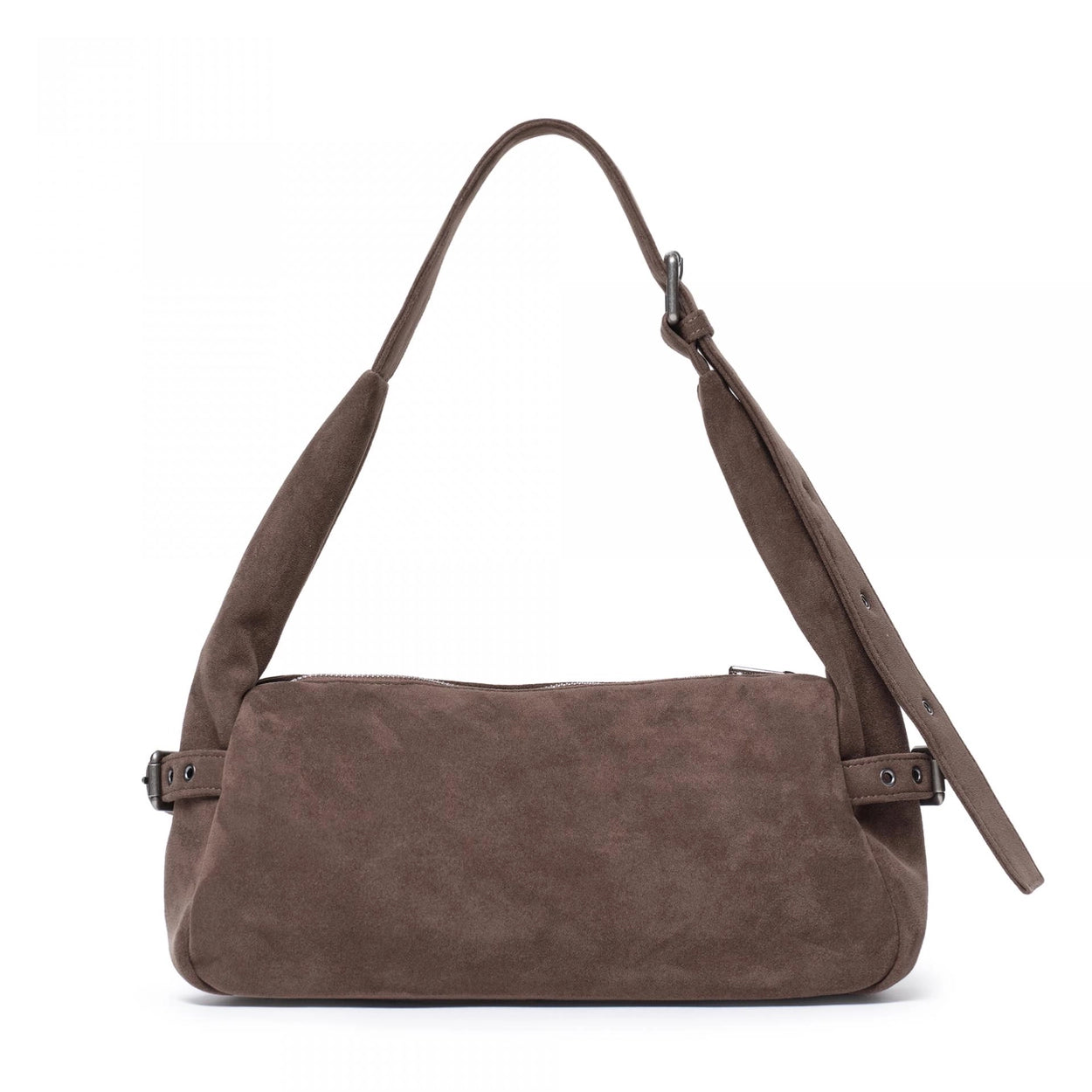 SAMO ONDOH - atta bag M suede khaki gray
