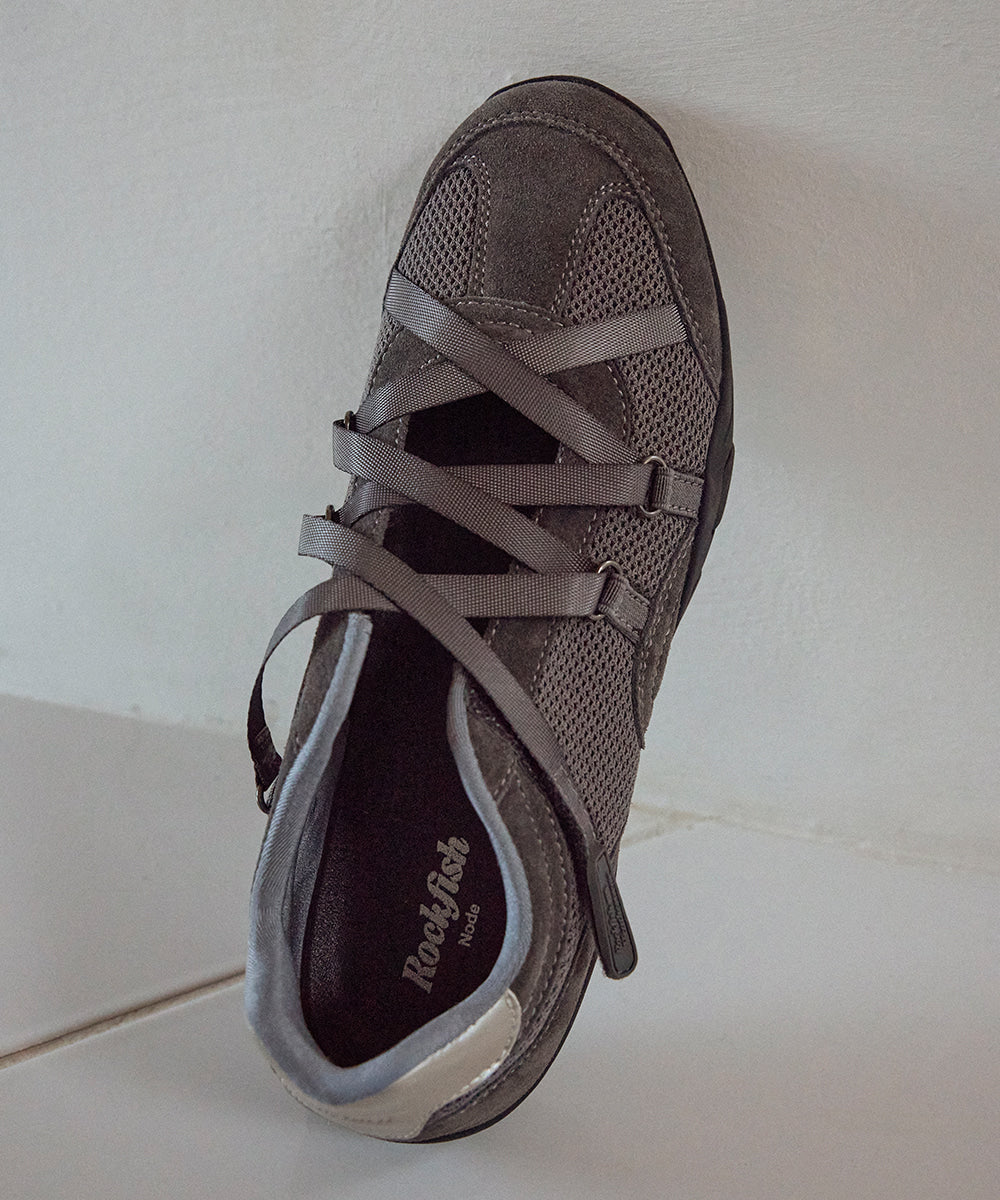 ROCKFISH WEATHERWEAR - ZANE X-STRAP SNEAKERS V2 / CHARCOAL