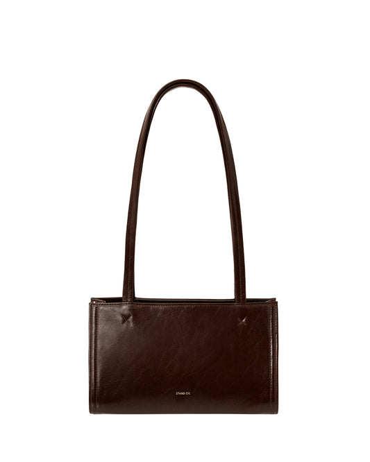 STAND OIL - Oblong bag Tiny / Marron