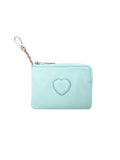 MARGESHERWOOD - HEART ZIPPER WALLET_pastel mint