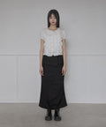 FLAREUP - Saya Frill Puff Blouse / White