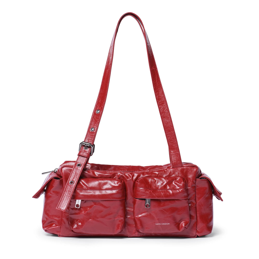 SAMO ONDOH - pocket utility bag M origami red