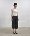 FLAREUP - Wide Capri Pants / Black