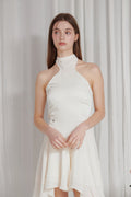 PAIN OR PLEASURE -  LYNN HALTER DRESS ivory