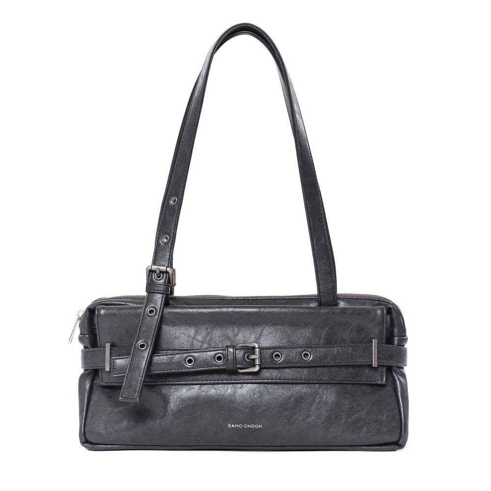 SAMO ONDOH - deca bag M veg charcoal