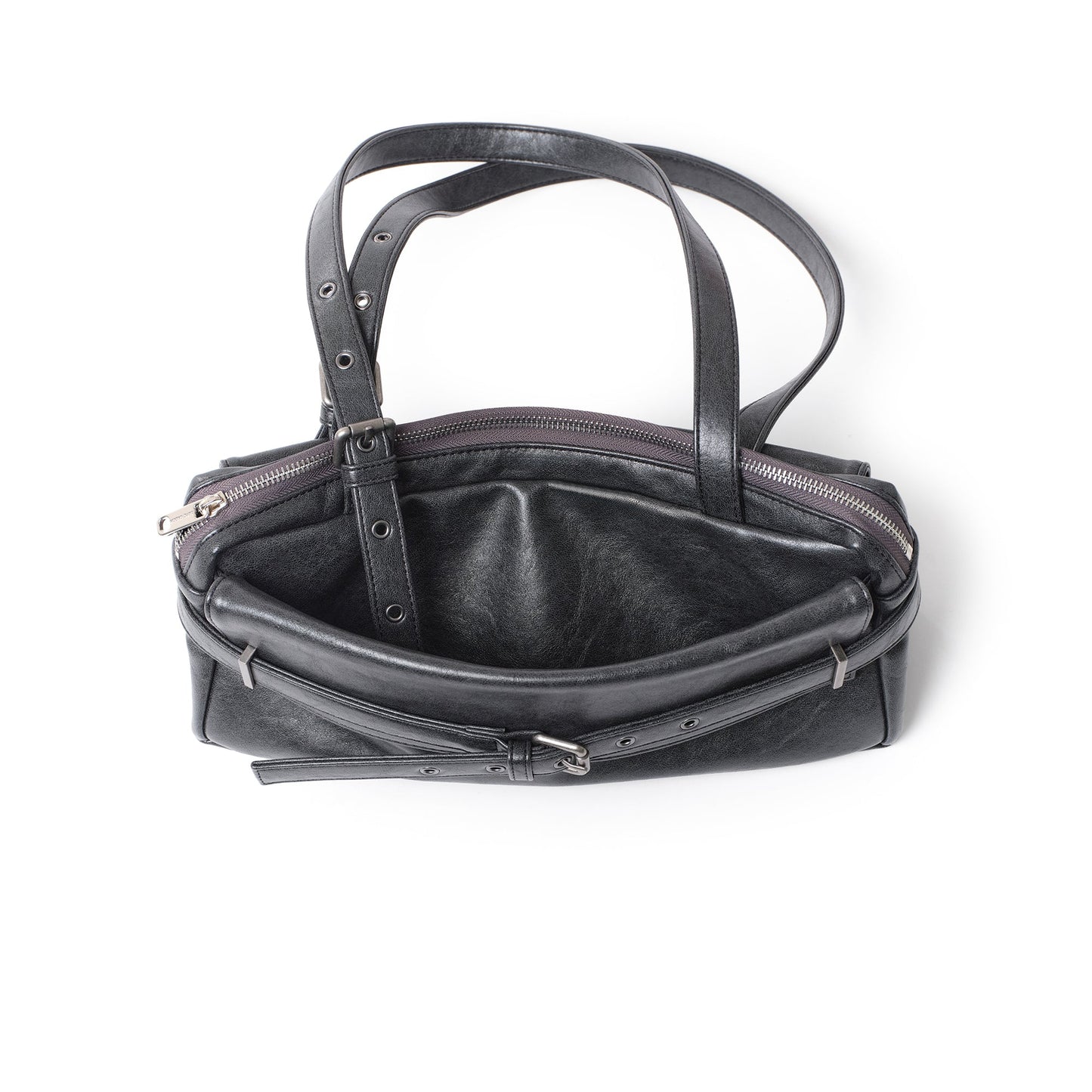 SAMO ONDOH - deca bag M veg charcoal