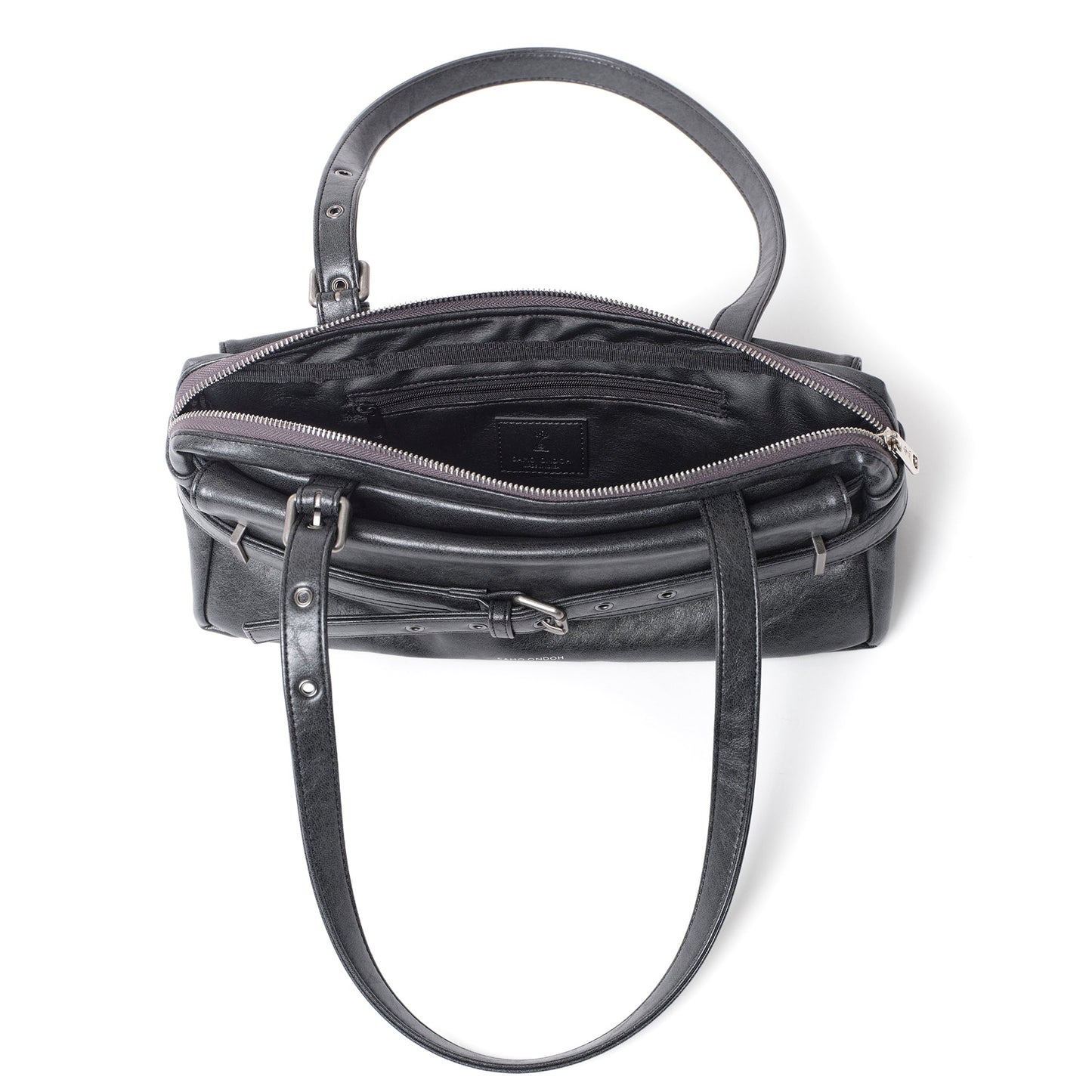 SAMO ONDOH - deca bag M veg charcoal