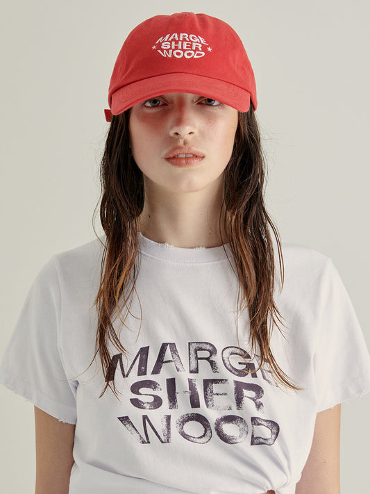 MARGESHERWOOD - LOGO STAR BALLCAP_red