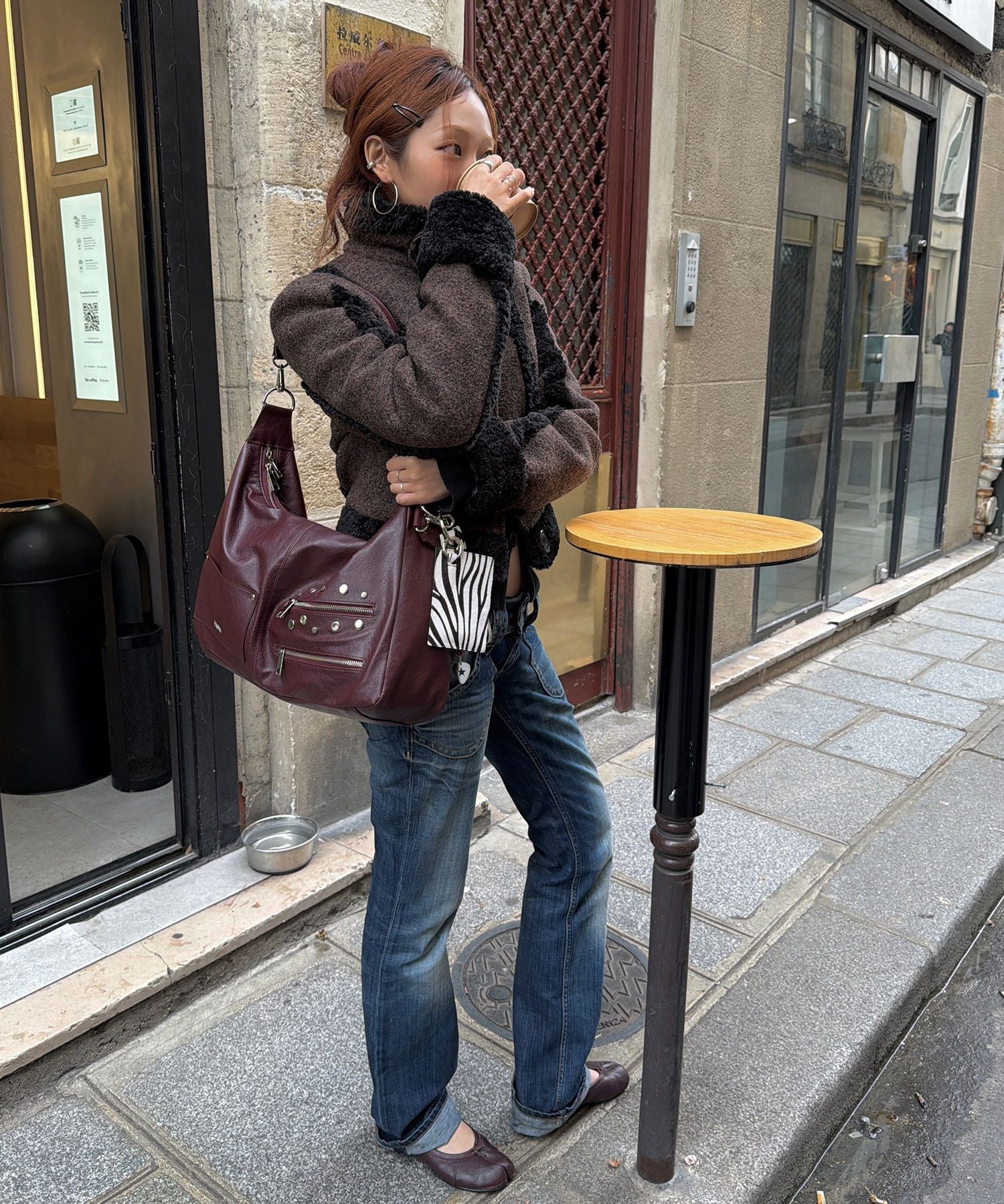 HIETA - Maxie Bag / Burgundy – KORIAH