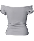 FLAREUP - Draped Top / Gray