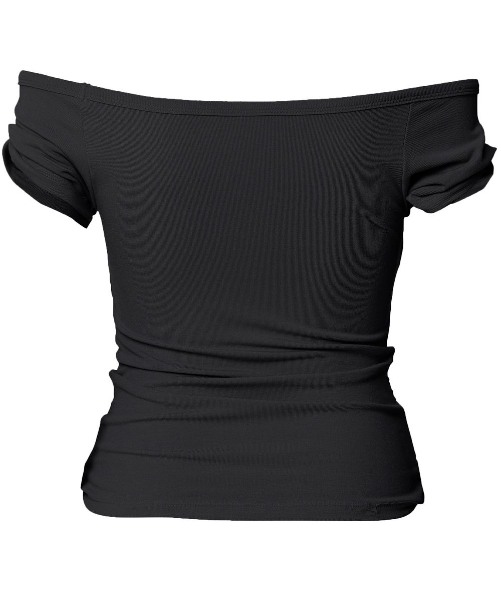 FLAREUP - Draped Top / Black