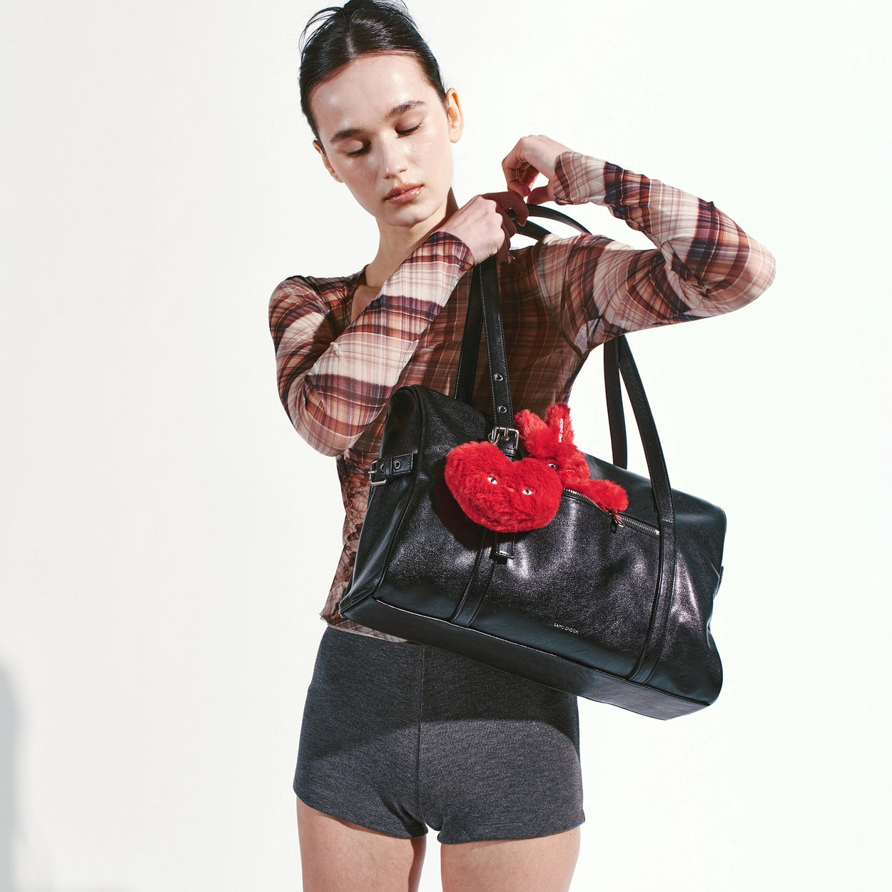 バッグ SAMO ONDOH museum bag L goat black SAMO ONDOH - museum bag L goat black – KORIAH