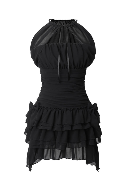 THREETIMES -  Celina dress Black