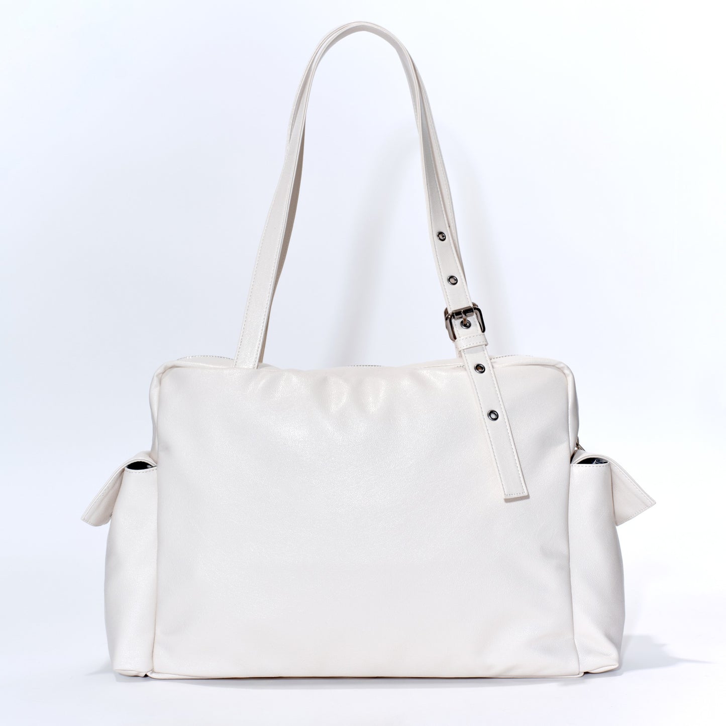 SAMO ONDOH - pocket utility bag L Goat Cream