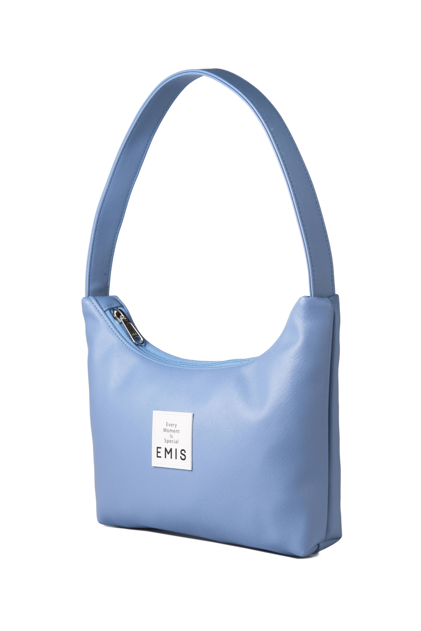 EMIS - LEATHER HOBO BAG BLUE